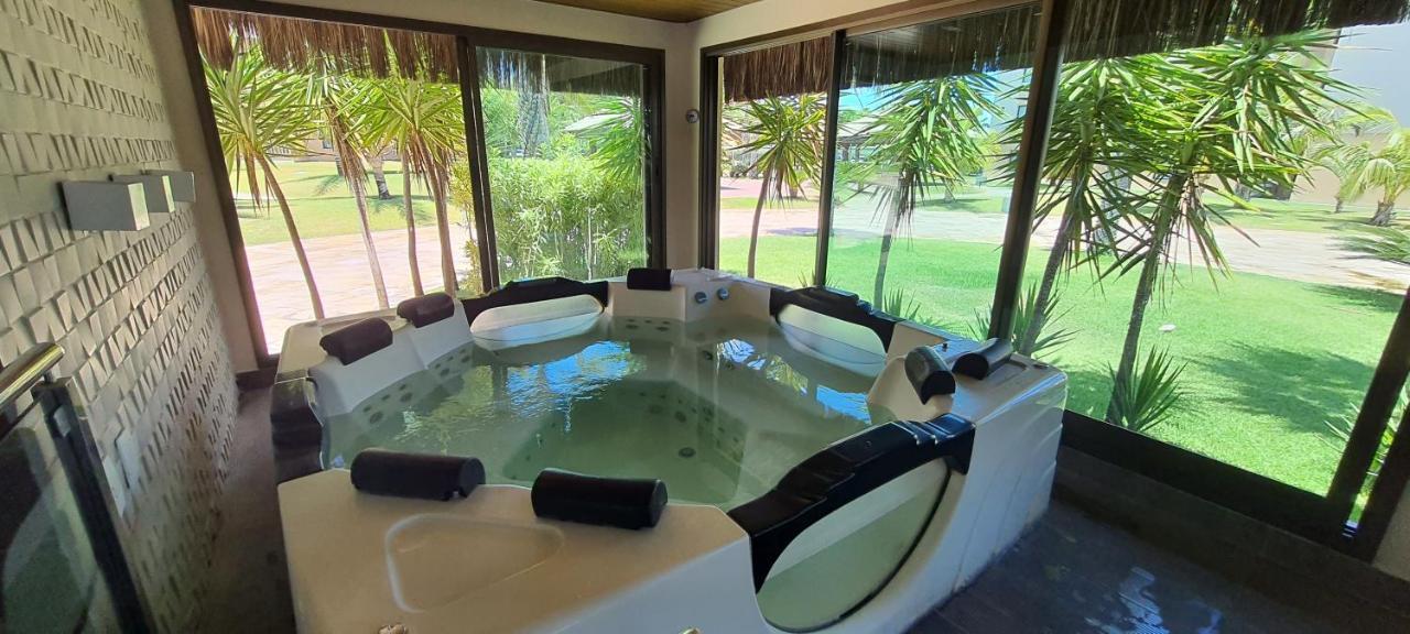 Paraíso Frente Mar!! 04 Pessoas-pé Na Areia Vg Sun Cumbuco-hidro, Sauna, Academia, Piscina,cozinha Completa, Wifi, Parquinho Infantil